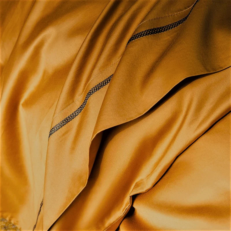 Drap plat Opium - Satin de coton 120 fils/cm²
