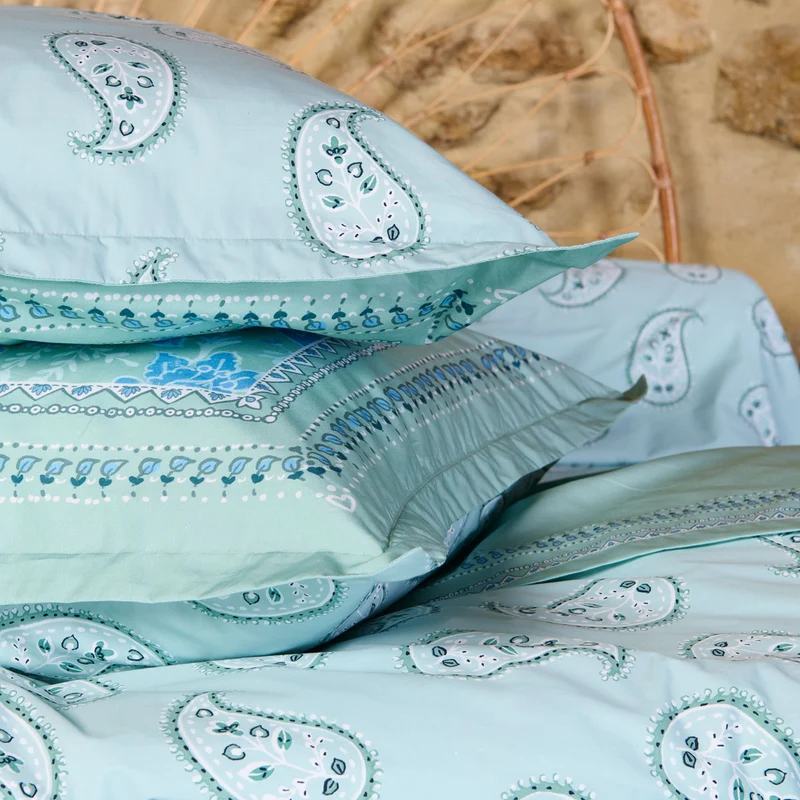 Parure de lit Bastide - Percale de coton 120 fils/cm²