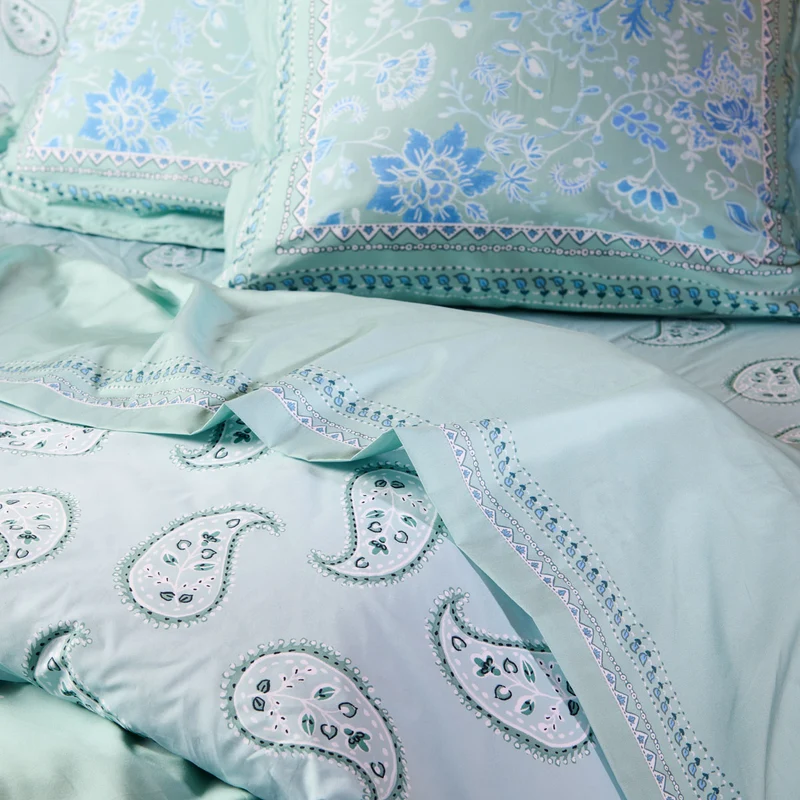 Parure de lit Bastide - Percale de coton 120 fils/cm²