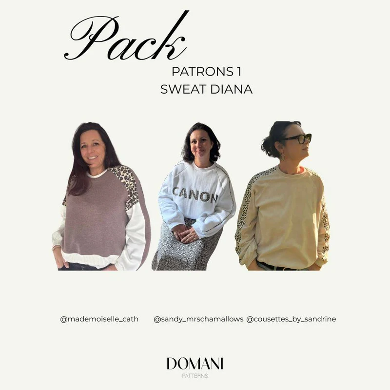 BUNDLE DE PATRONS DE COUTURE PDF | Collection FW25 | Domani Patterns | FRANÇAIS SEULEMENT