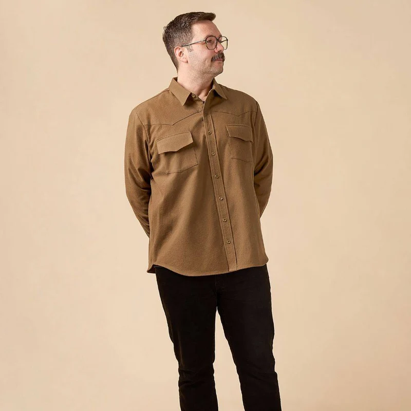 PATRON DE COUTURE PDF | Chemise Western Cornelius | Closet Core | BILINGUE (FR / EN) | UNISEXE