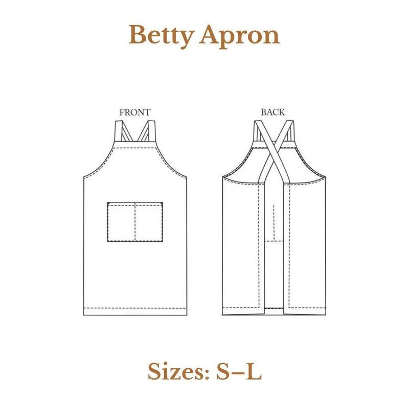 PATRON DE COUTURE PDF | Tablier Betty | Merchant & Mills | S–L