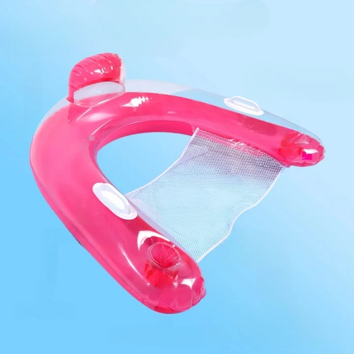 Coussin piscine flottant et gonflable en forme de U