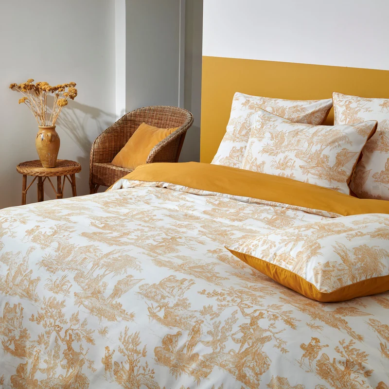 Taie d'oreiller Rêve en Or - Percale de coton