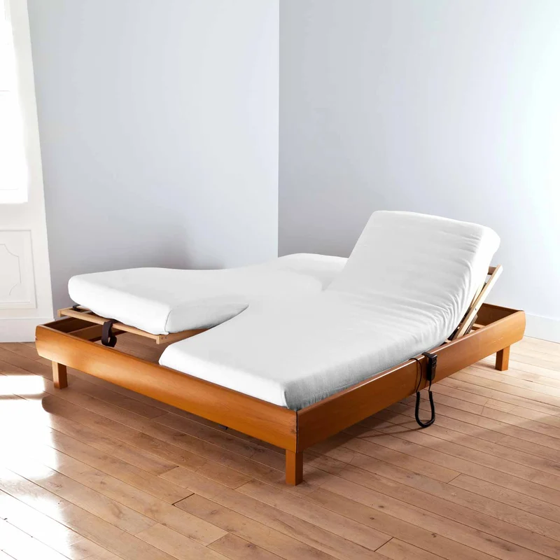 Protège matelas double - Molleton 100% coton