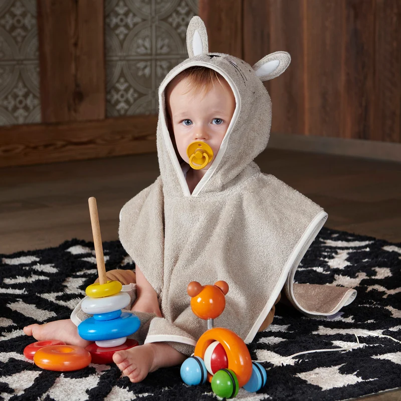 Poncho Doux Lapinou - Coton 450g/m²