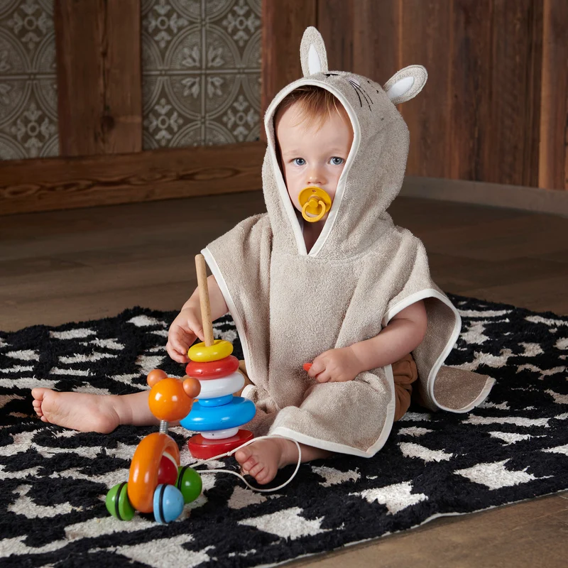 Poncho Doux Lapinou - Coton 450g/m²