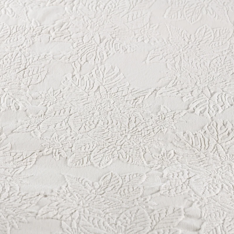 Couvre-lit Adèle - Coton piqué jacquard