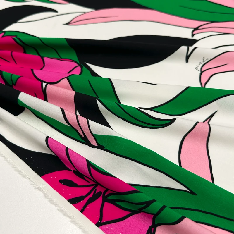 Tissu Popeline Stretch, Viscose - Rosaura