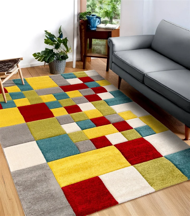 Tappeto Moderno Allegra Multicolor