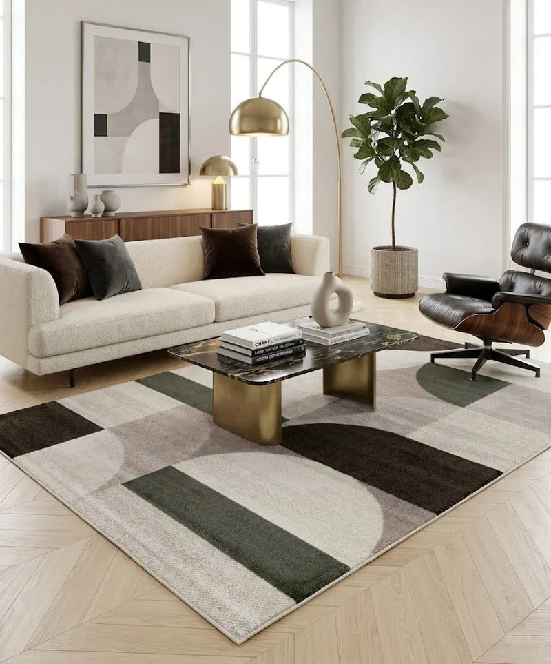 Tappeto Moderno Brooklyn Verde