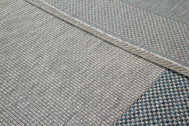 Tappeto Outdoor Flatweave Blu