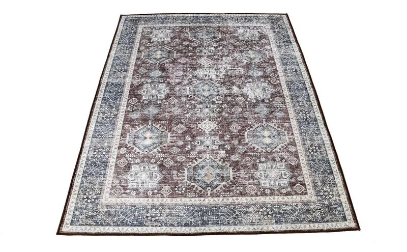 Tappeto Classico Vintage Printed Grigio