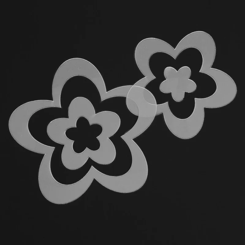 Ensemble de gabarits de fleurs | 8 po, 6 po, 4 po et 2 po