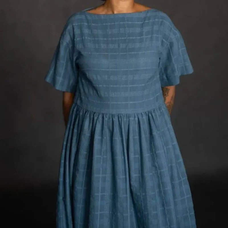 PATRON DE COUTURE PDF | Extension Factory Dress à encolure bateau | Merchant & Mills | UK 8–28