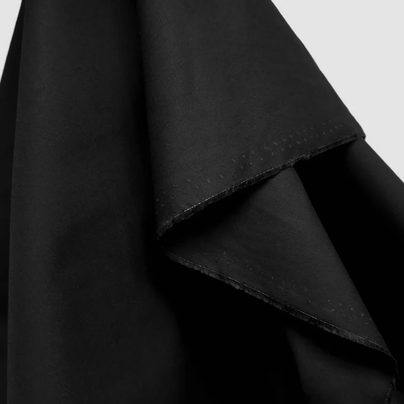 Popeline de coton deadstock de designer | Fabriquée en Italie | 4 couleurs