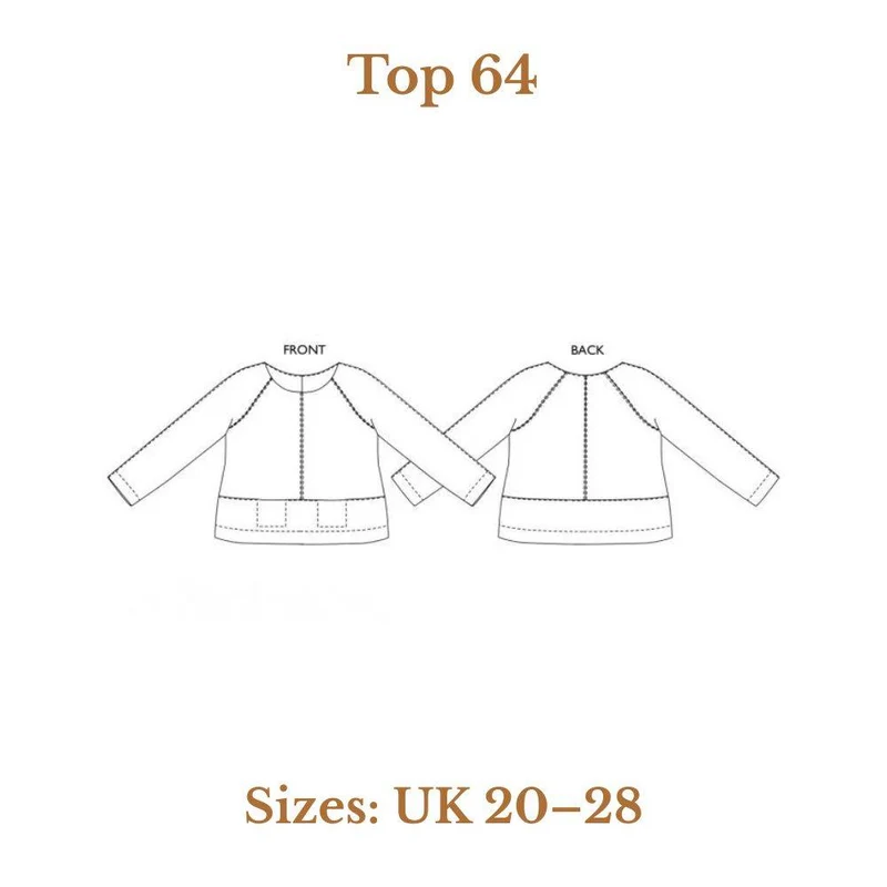 PATRON DE COUTURE PDF | Haut 64 | Merchant & Mills | UK 20–28