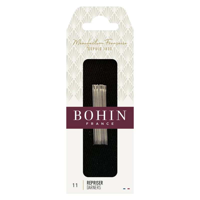 BOHIN | Aiguilles à repriser | Taille 11 | Paquet de 15