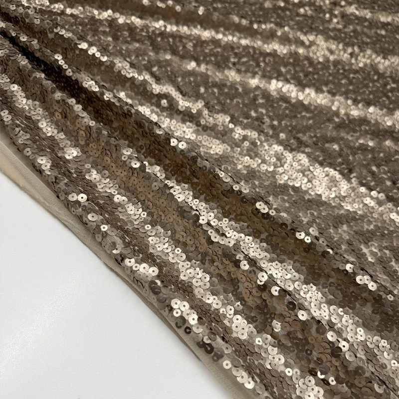 Tissu Tulle Brodé, Paillettes - Carla