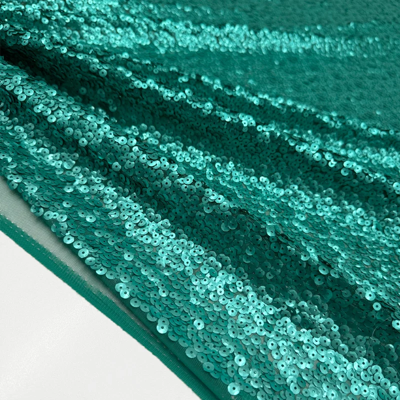 Tissu Tulle Brodé, Paillettes - Carla