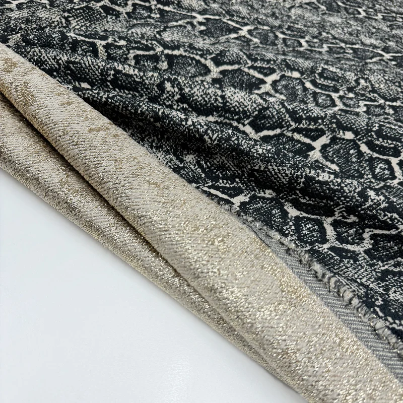 Tissu Jacquard Stretch - Métallisé, Albi