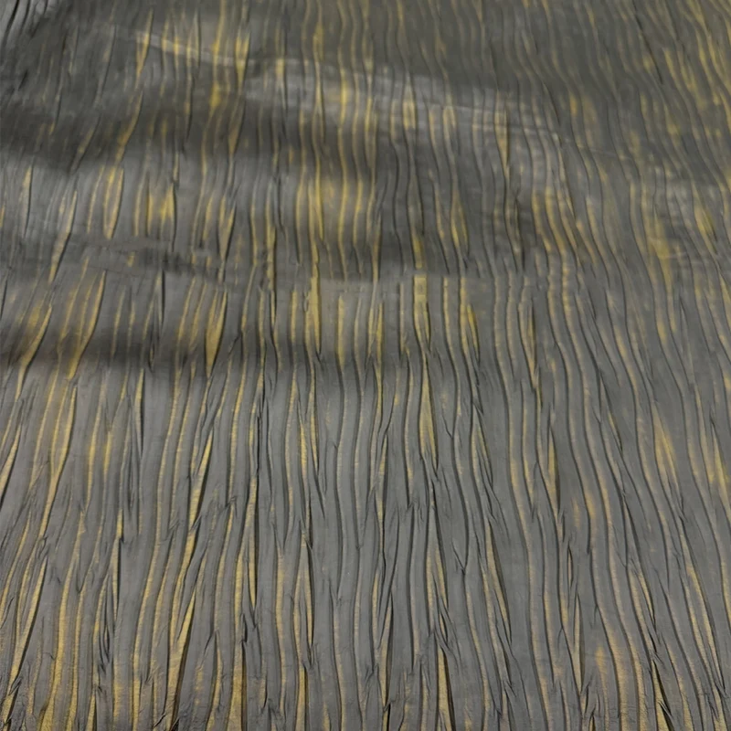 Tissu Simili Cuir, Plissé - Roccia