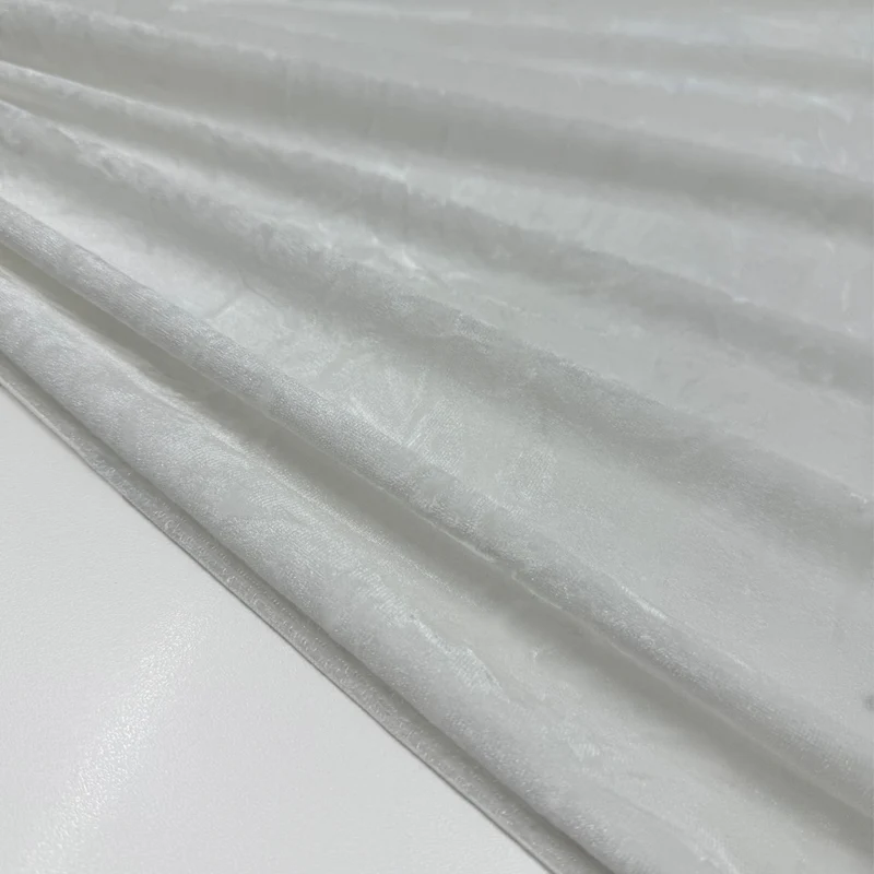 Tissu Velours Stretch - Frappé, Ombrapura