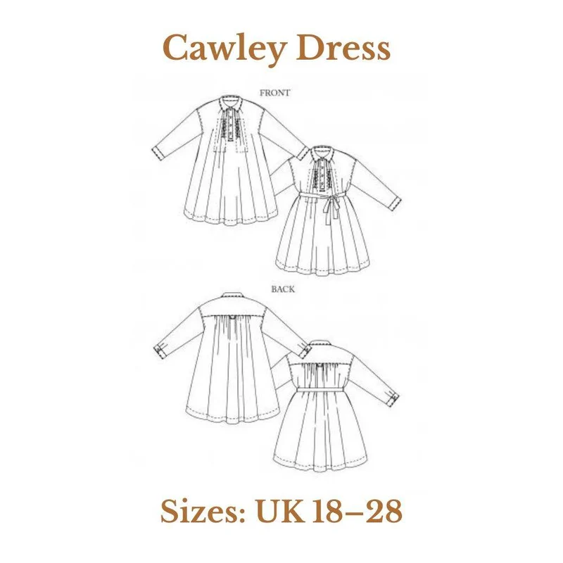 PATRON DE COUTURE PDF | Robe Cawley | Merchant & Mills | UK 18–28