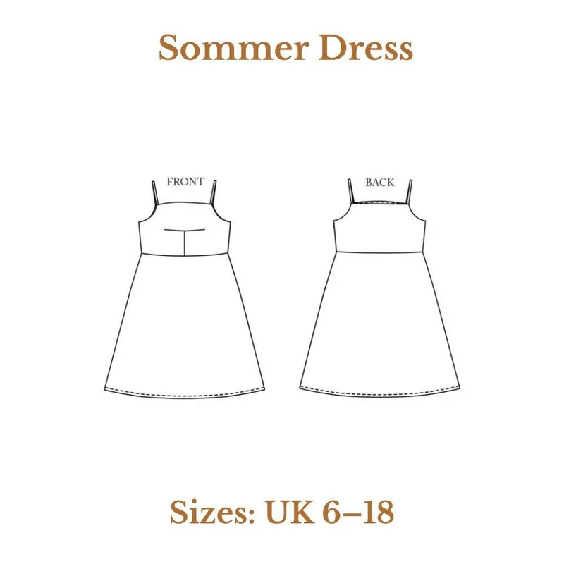 PATRON DE COUTURE PDF | Robe Sommer | Merchant & Mills | UK 6–18