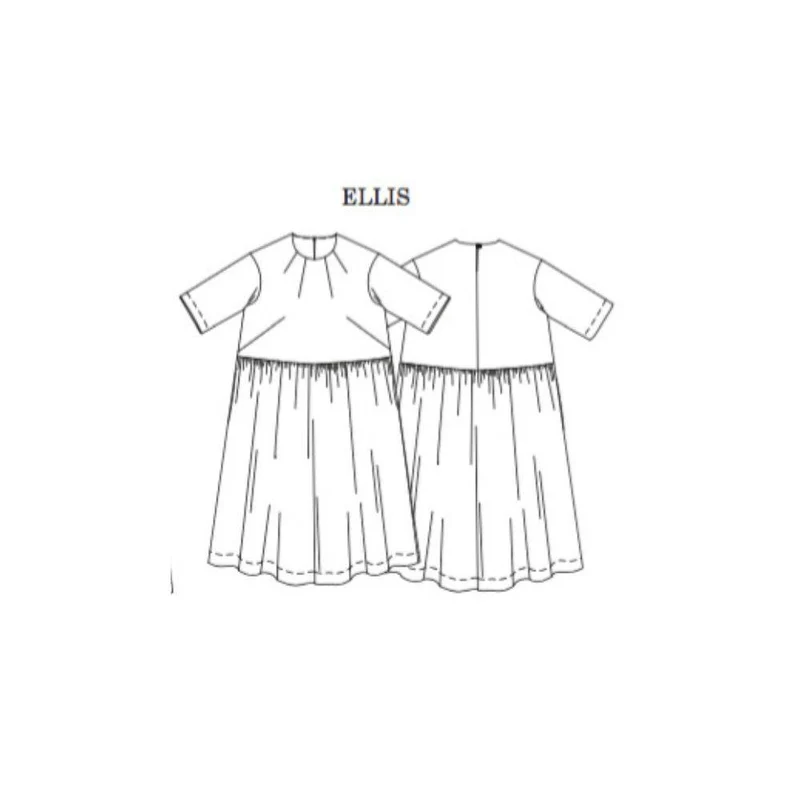 PATRON DE COUTURE PDF | Robe Hattie & Ellis | Merchant & Mills | UK 8–18