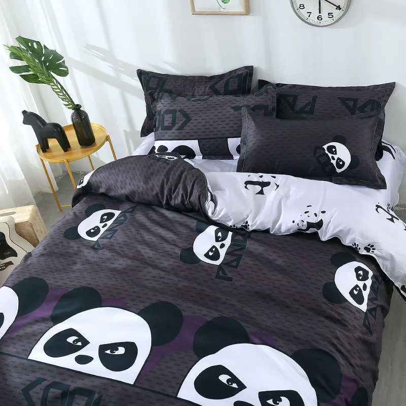Housse de Couette et Deux Taies Cool Panda 240cm