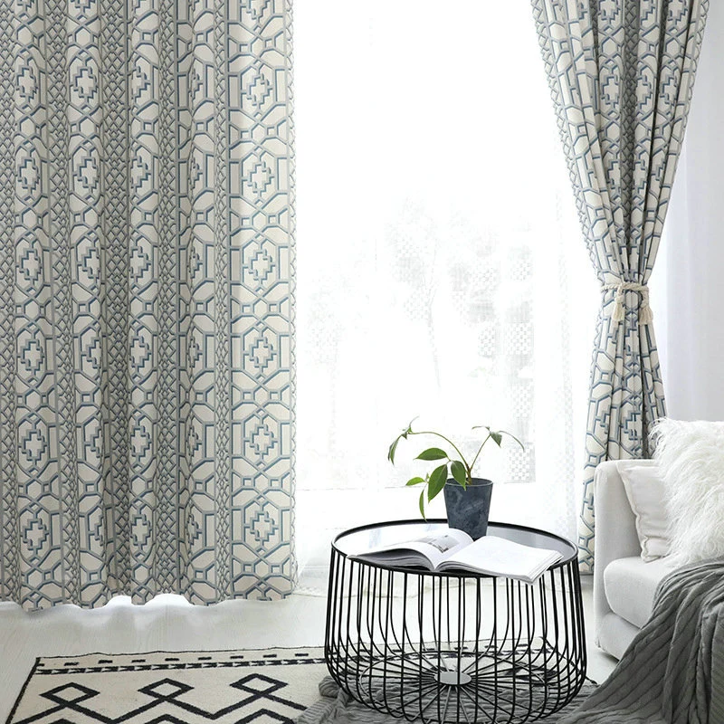 Rideau à œillets Tamisant 140X240cm Aesthetic Beige Salon