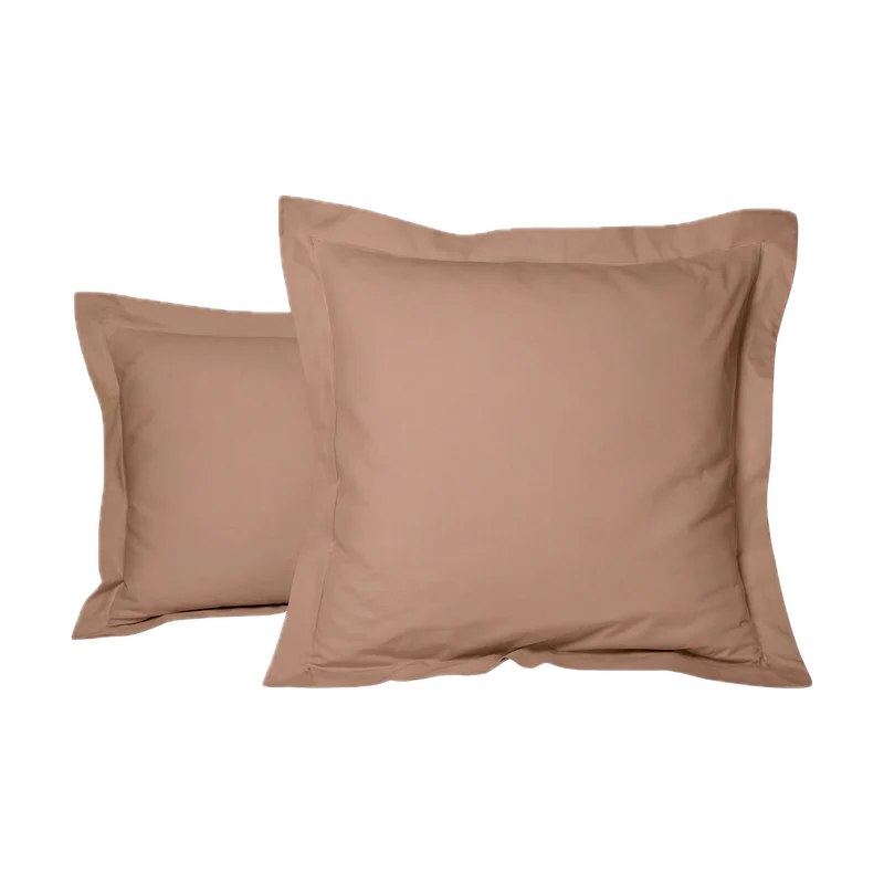 Taie d'oreiller unie - Percale de coton