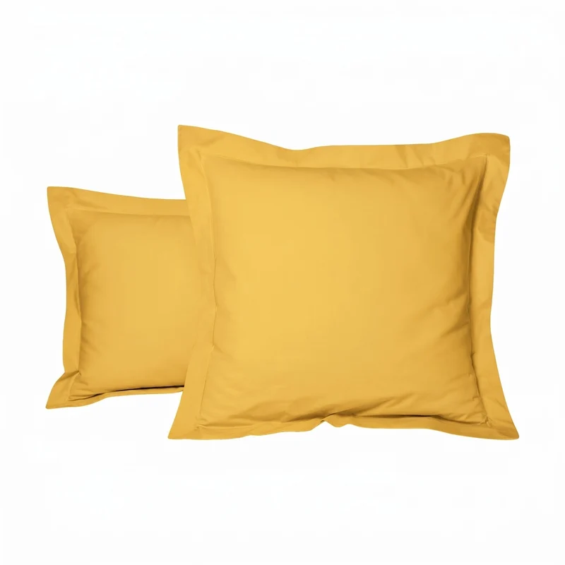 Taie d'oreiller unie - Percale de coton
