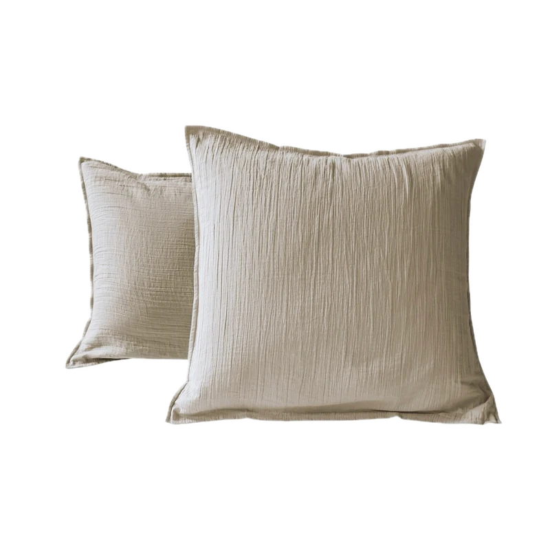 Taie d'oreiller unie - Gaze de Coton
