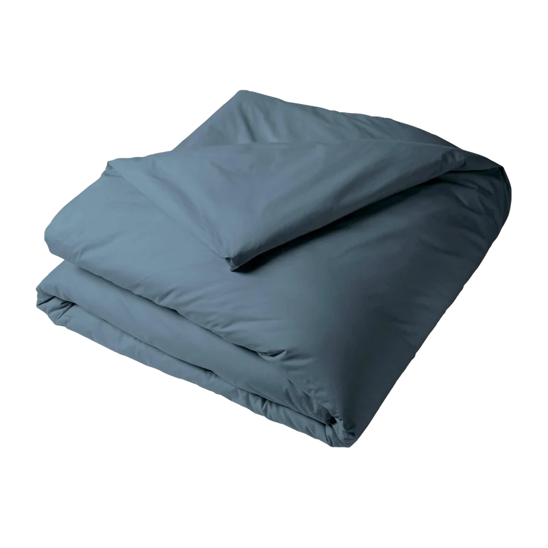 Housse de couette unie - Percale de coton