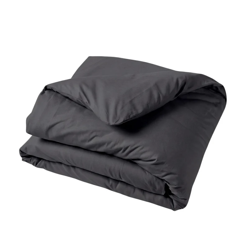 Housse de couette unie - Percale de coton