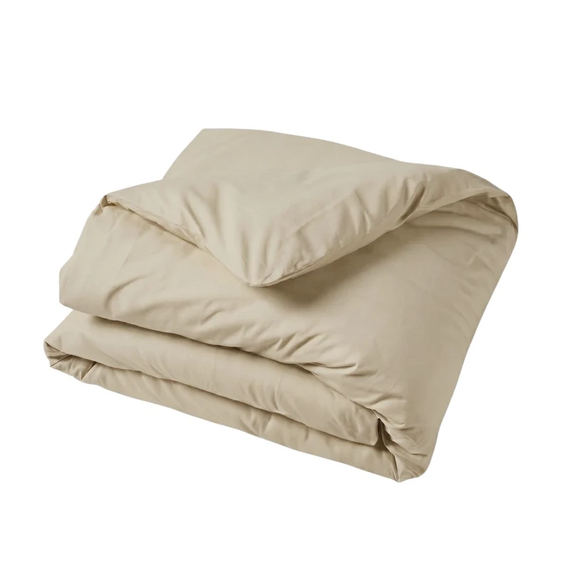 Housse de couette unie - Percale de coton