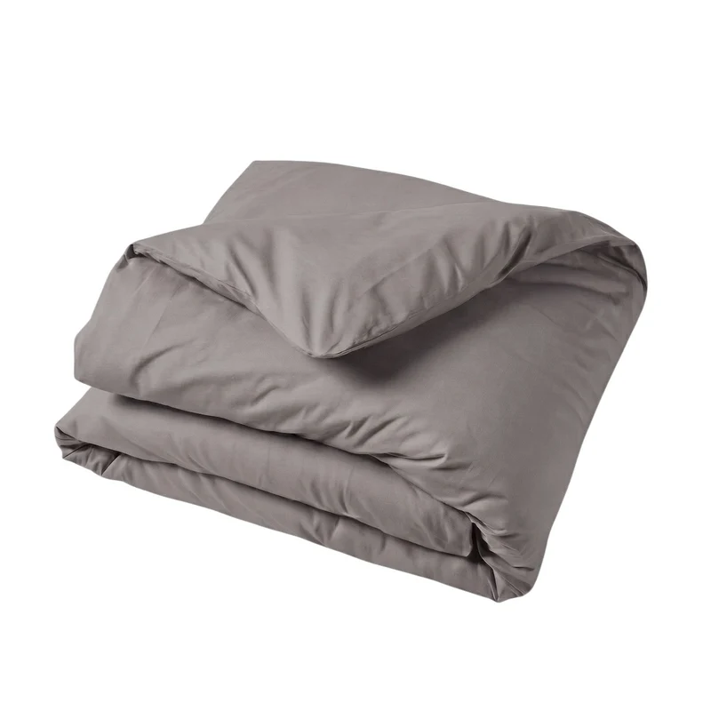 Housse de couette unie - Percale de coton