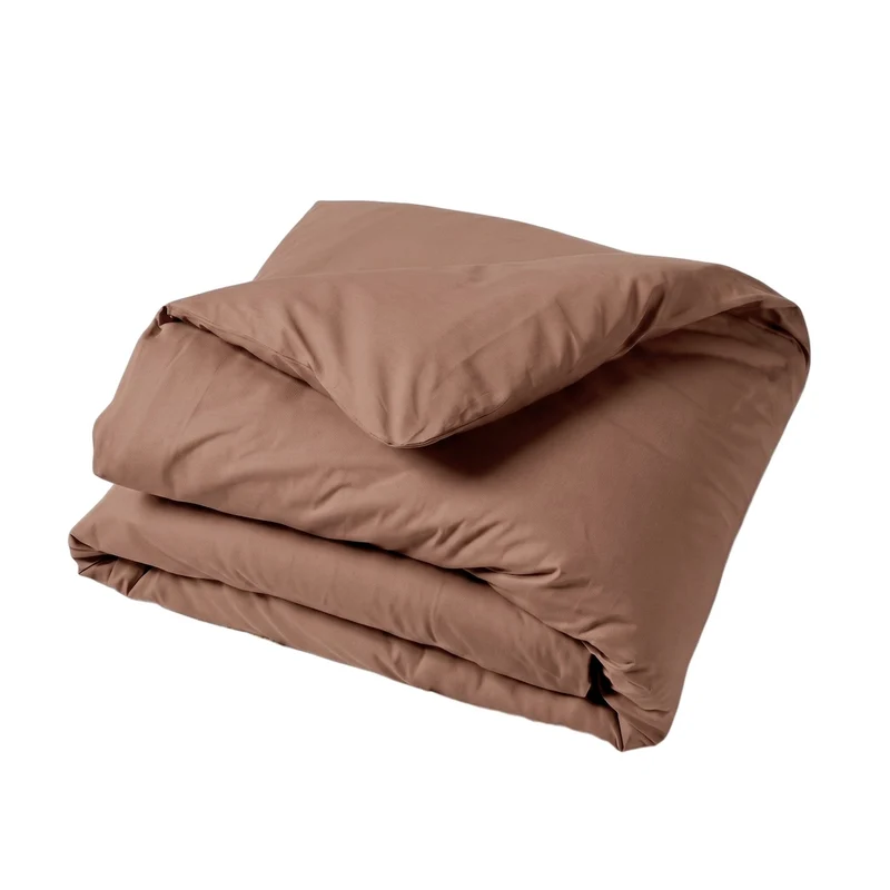 Housse de couette unie - Percale de coton