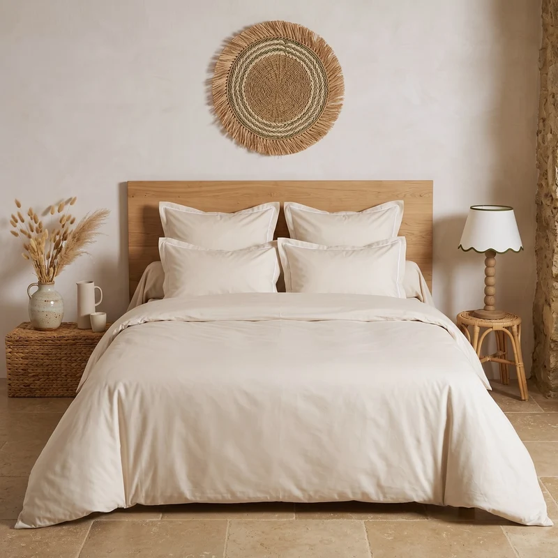 Taie de traversin - Percale de coton