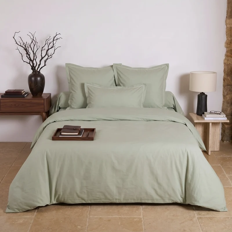 Taie de traversin - Percale de coton