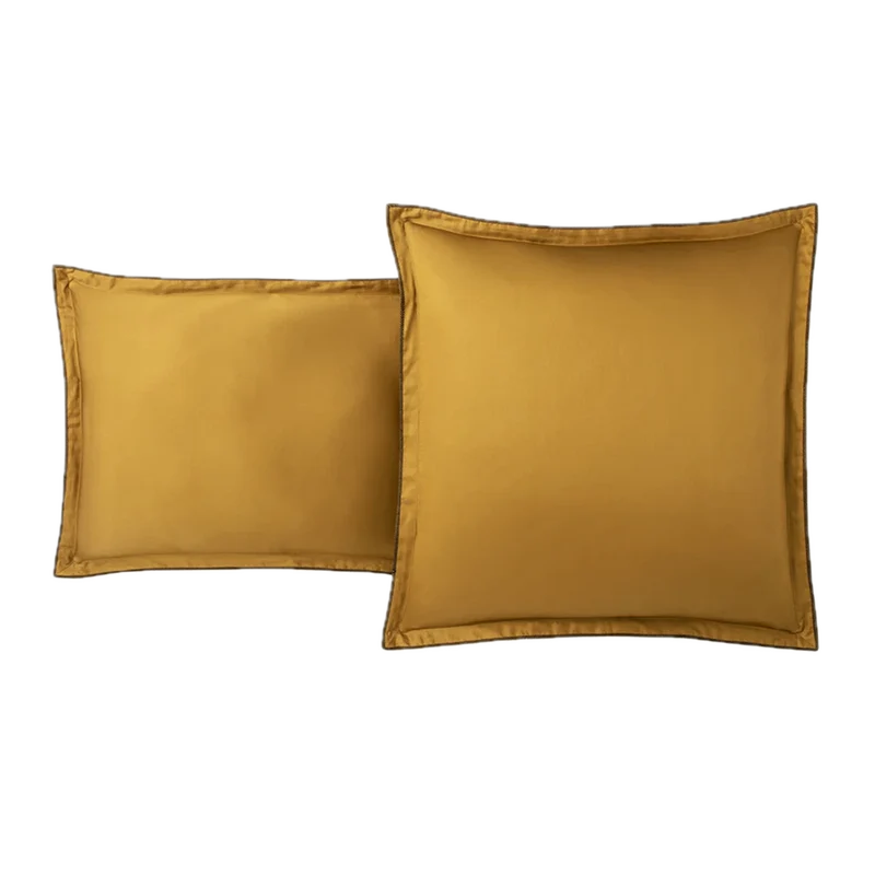 Taie d'oreiller unie Opium - Satin de coton 120 fils/cm²