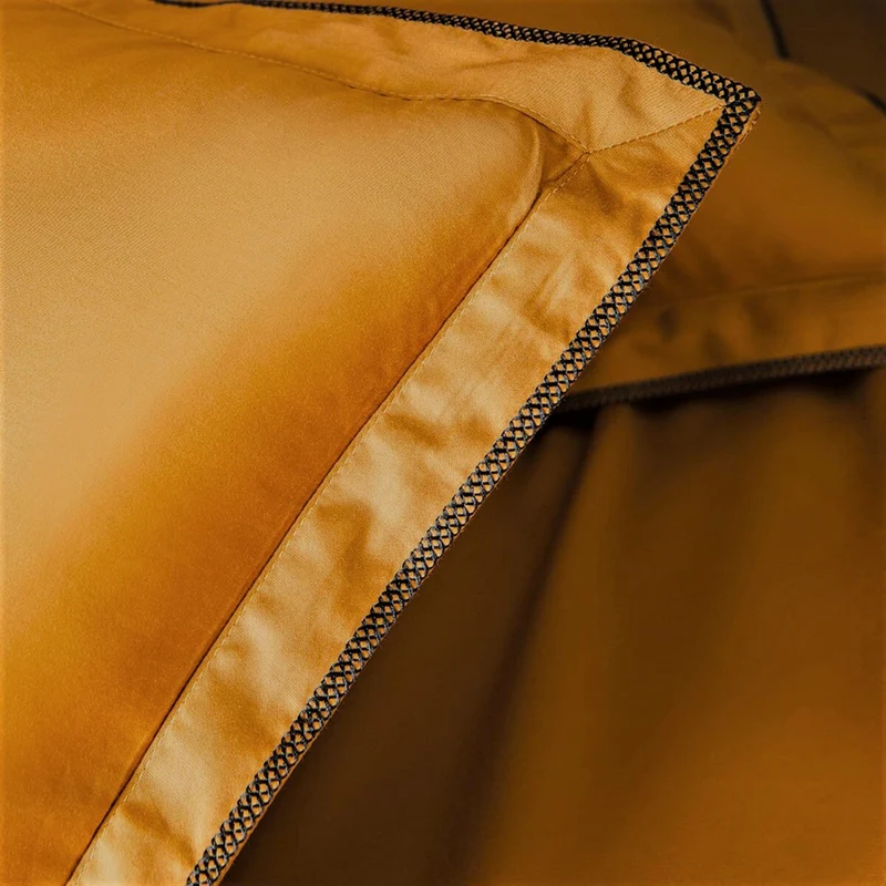 Taie d'oreiller unie Opium - Satin de coton 120 fils/cm²
