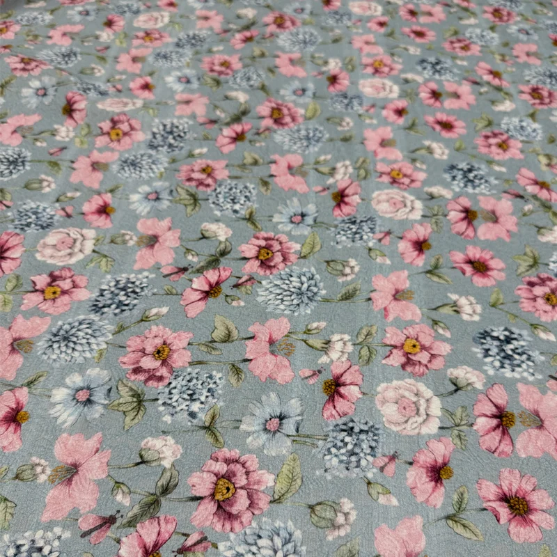 Tissu Jacquard Gaufré, Coton - Ortensia