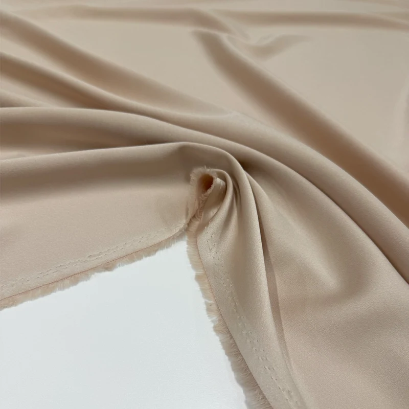 Tissu Crêpe Envers Satin, Lourd Stretch - Elvira