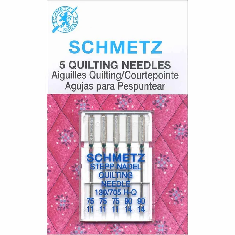 SCHMETZ | Aiguilles à courtepointe | 75/11 et 90/14 | Paquet assorti