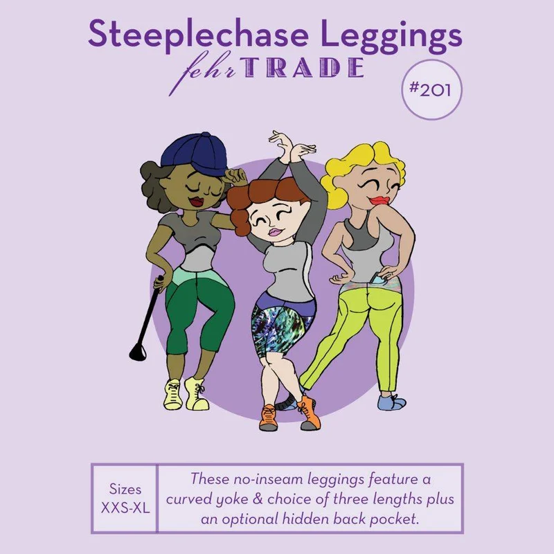 PATRON DE COUTURE PDF | Leggings Steeplechase | Fehr Trade | BILINGUE (FR/EN)