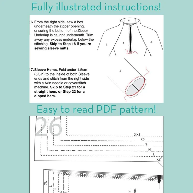 PATRON DE COUTURE PDF | Haut Surf to Summit | Fehr Trade