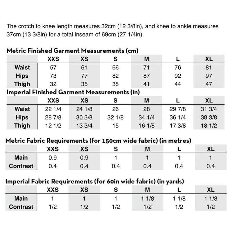 PATRON DE COUTURE PDF | Leggings PB Jam | Fehr Trade